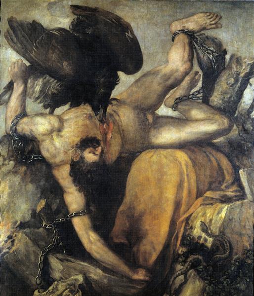 The Punishment of Tythus, 1548 - 1549 - Titien
