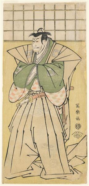 Kabuki Actor Ichikawa Ebizō I as Kamakura Gondayū, 1795 - 東洲齋寫樂