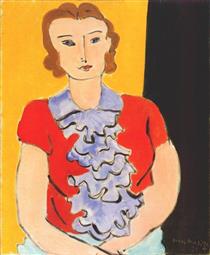The Blue Jabot - Henri Matisse