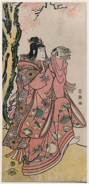 Nakayama Tomisaburō I as a Kamuro Performing a Lion Dance, 1794 - 東洲齋寫樂