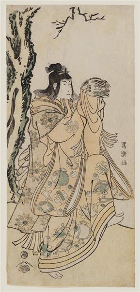 Ichikawa Yaozō III as a Kamuro Performing a Lion Dance, 1794 - 東洲齋寫樂