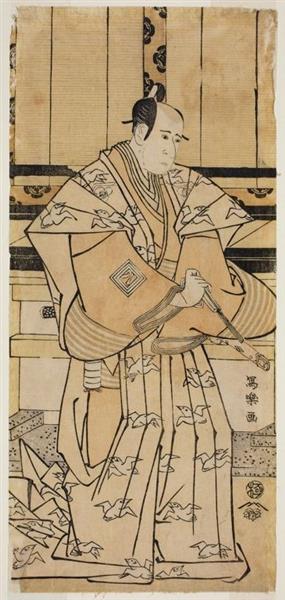 Kabuki Actor Ichikawa Yaozō III as Soga Jūrō Sukenari, 1795 - Tōshūsai Sharaku