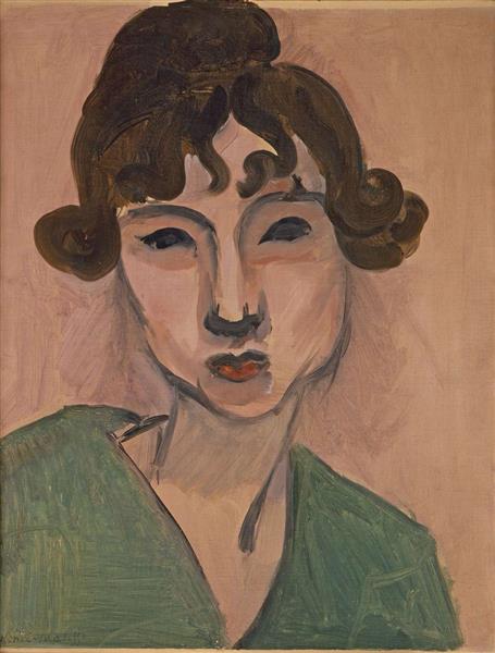 Laurette Au Châle Vert, 1917 - Henri Matisse