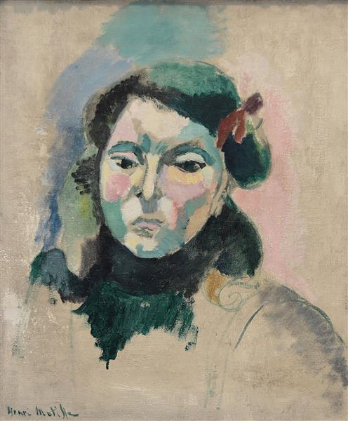 Portrait De Marguerite, 1907 - 馬蒂斯