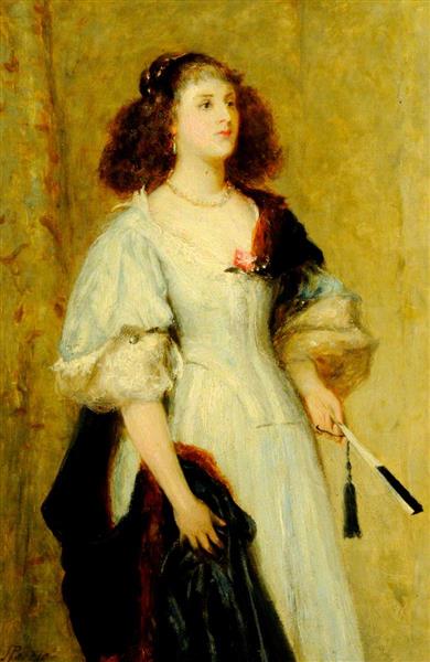 A Lady of the Seventeenth Century, 1877 - John Pettie