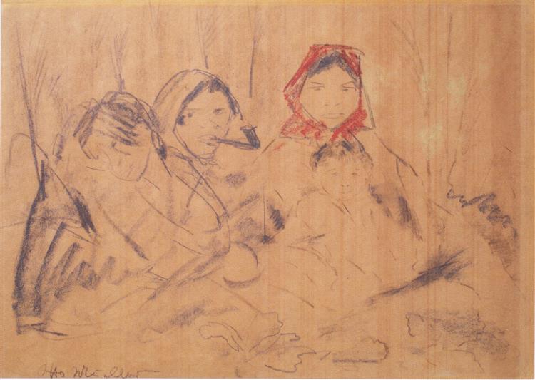 Zigeunerfamilie, 1926 - Otto Mueller