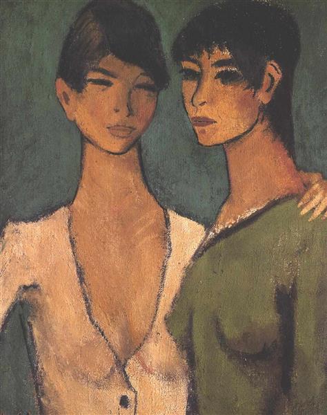 Two Sisters - Otto Mueller