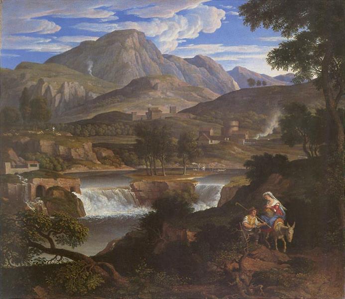 Waterfalls at Subiaco, 1813 - Joseph Anton Koch