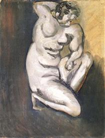 Kneeling Nude - Henri Matisse