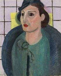 Titine Trovato in Dress and Hat - Henri Matisse