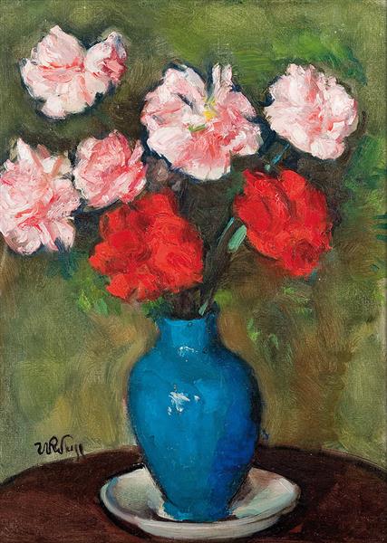 Flowers in Vase - Wojciech Weiss