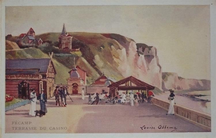 La Terrasse du Casino de Fécamp, 1908 - Луиза Аббема