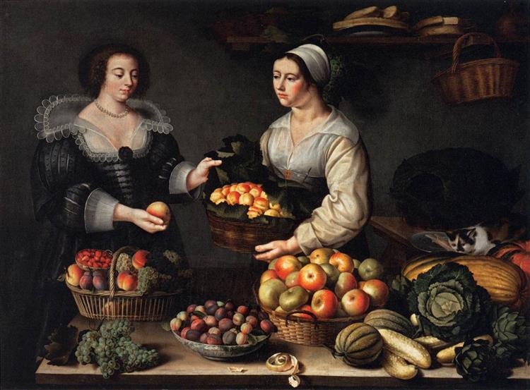 The Fruit and Vegetable Costermonger, 1631 - Луиза Муайон