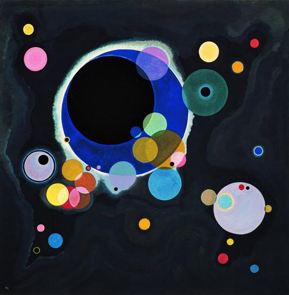Plusieurs Cercles, 1926 - Vassily Kandinsky