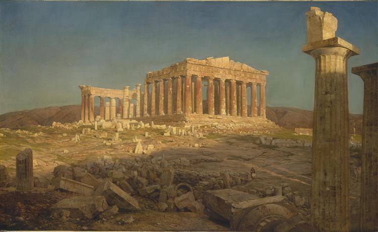 Parthenon, 1871 - Фредерик Эдвин Чёрч