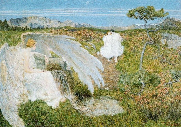 Love at the Fountain of Life, 1896 - Джованни Сегантини