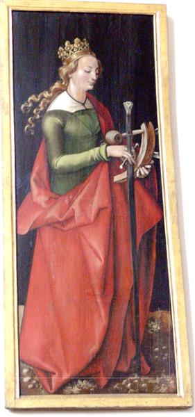 Saint Catherine of Alexandria - 汉斯·巴尔东·格里恩