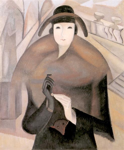A Chilly Morning in Luxembourg, 1921 - Alice Bailly