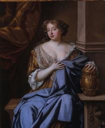 Портрет Мері Молл Девіс (fl.1663-1669) - Mary Beale