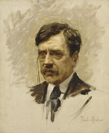 Portrait De Paul Bourget, 1895 - Поль Шабас
