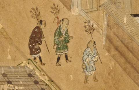 洛中洛外図屏風 - Kanō Motonobu