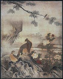 Flowers and Birds of the Four Seasons - Кано Мотонобу