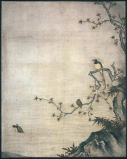 Flowers and Birds of the Four Seasons, 1513 - Кано Мотонобу