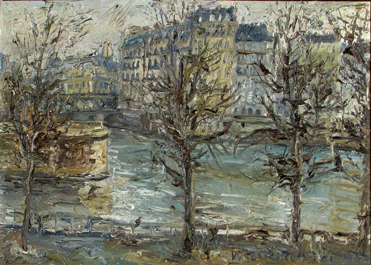 Paris, La Seine, 1967 - Włodzimierz Zakrzewski