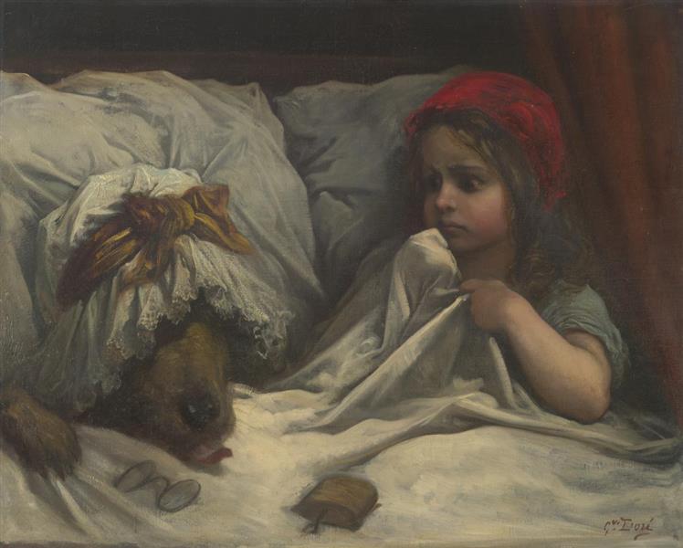 Little Red Riding Hood, c.1862 - Гюстав Доре