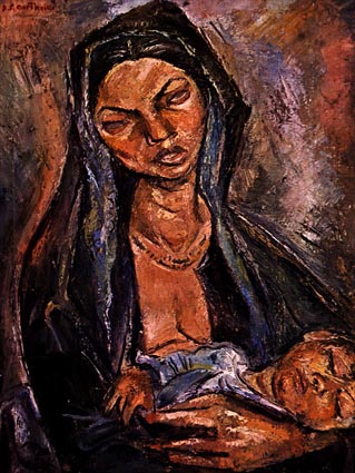 Mother with Child, 1934 - Nikola Martinoski