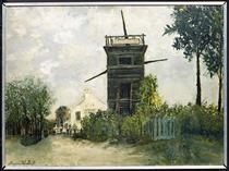 The Windmill at Sannois - Морис Утрилло