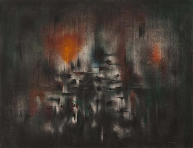 Industrial Night, 1952 - Norman Lewis