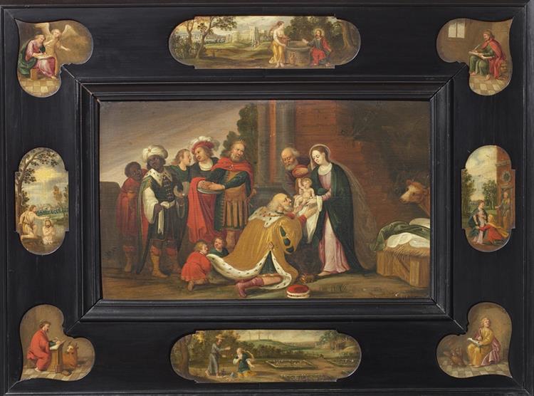 Adoration of the Magi and Other Scenes, c.1650 - Frans Francken, o Jovem