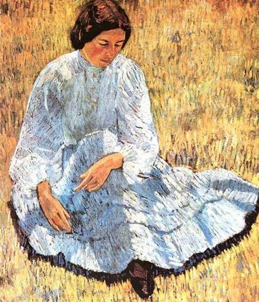 Lisa in the Sunlight, 1907 - Роберт Рафаилович Фальк
