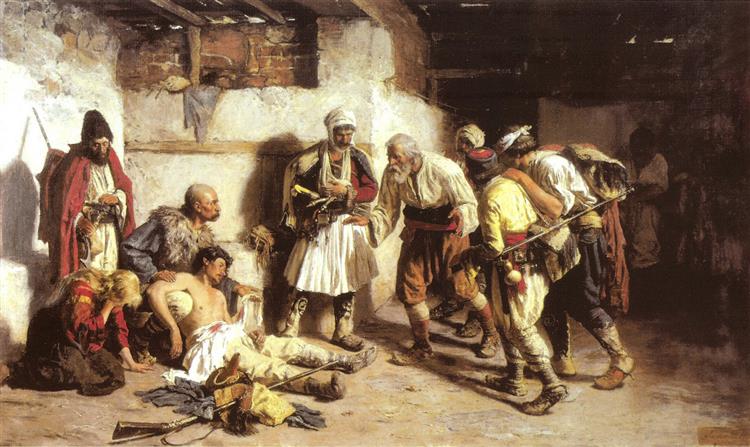 The Wounded Montenegrin, 1882 - Пая Йованович