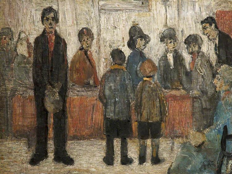 A Doctor's Waiting Room, 1920 - L. S. Lowry