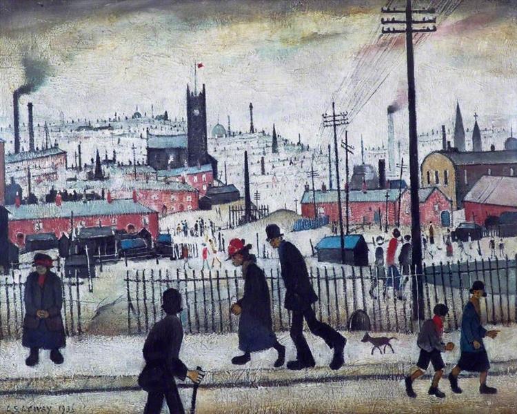 View of a Town, 1936 - Лоуренс Стивен Лаури