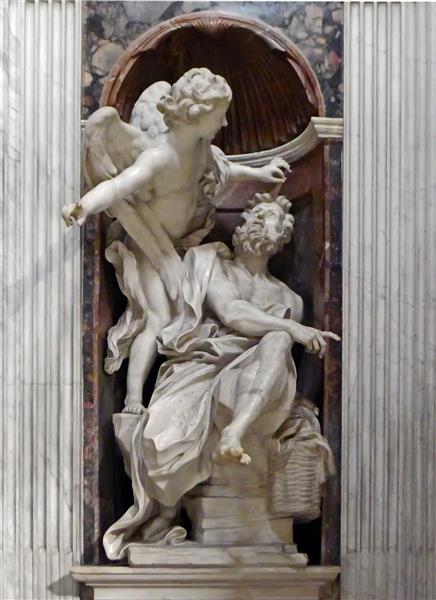 Habacuc et l'Ange, 1656 - 1661 - Gian Lorenzo Bernini