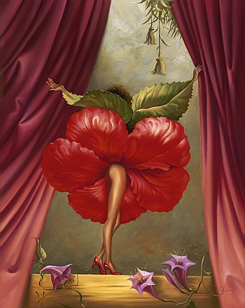 Hibiscus Dancer - Vladimir Kush