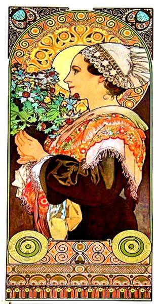 Thistle from the Sands, 1902 - Alfons Mucha