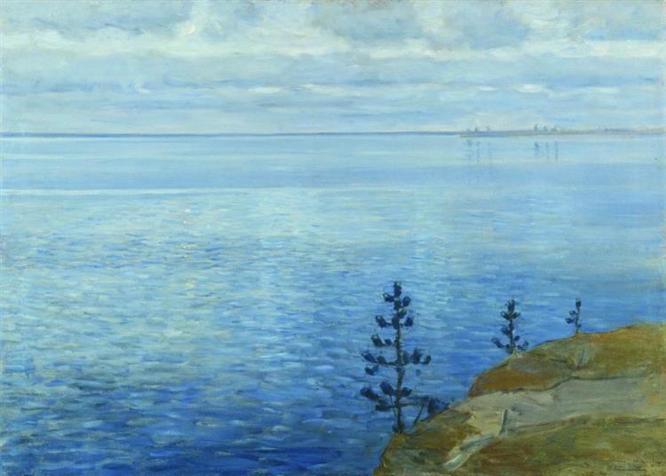 Озеро Удомля. 1911, 1911 - Вітольд Бялиніцький-Біруля