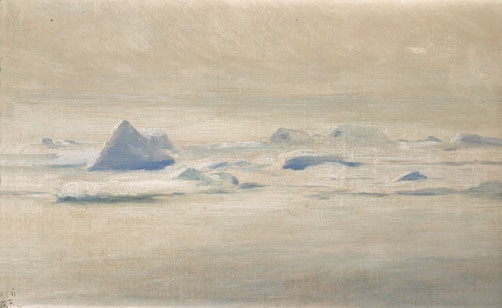 Eislandschaft auf Grönland, 1911 - Richard Friese