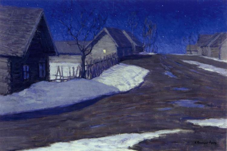 Мартовская Ночь, 1910 - Вітольд Бялиніцький-Біруля