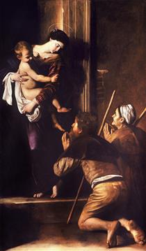 Madonna dei Pellegrini - Michelangelo Merisi da Caravaggio