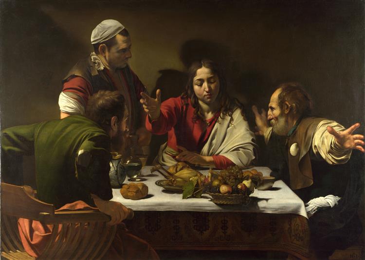 Supper at Emmaus, 1602 - Caravaggio