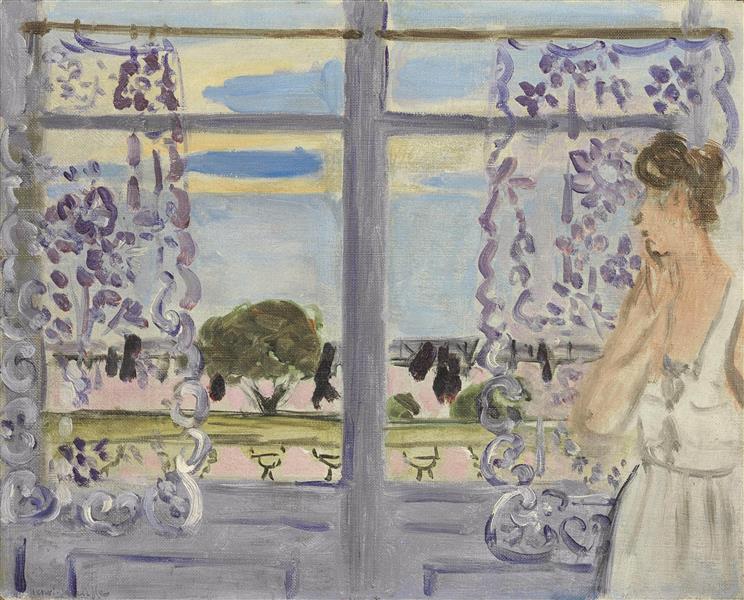 Femme Auprès De La Fenêtre, 1919 - Henri Matisse