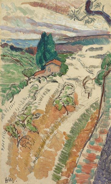 Пейзаж, Сен-Тропе, 1904 - Анрі Матісс