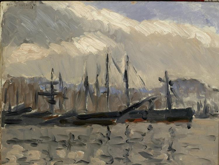 Порт-де-Шербур, 1918 - Анрі Матісс