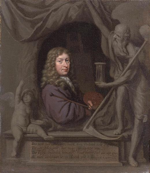 Self-portrait, 1685 - Михиль ван Мюссер
