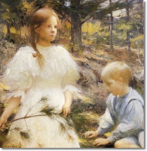 Children in the Woods, 1898 - Frank W. Benson